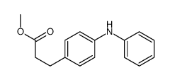 Benzenepropanoic acid, 4-(phenylamino)-, methyl ester 结构式