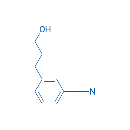 3-(3-羟基丙基)苯甲腈 结构式