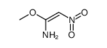 (E)-1-甲氧基-2-硝基乙烯胺 结构式