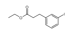 3-碘苯丙酸乙酯 结构式