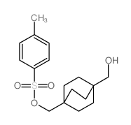 双环[2.2.2]辛烷-1,4-二甲醇 4-(4-甲基苯磺酸酯) 结构式