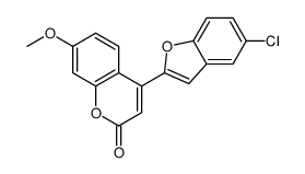 4-(5-氯代呋喃-2-基)-7-甲氧基-2H-铬烯-2-酮 结构式