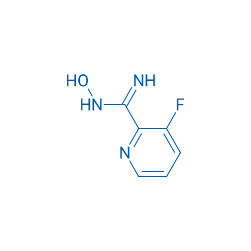3-氟-N-羟基-2-吡啶甲脒 结构式