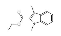 1,3-二甲基-2-吲哚甲酸乙酯 结构式
