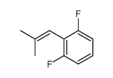1,3-二氟-2-(2-甲基-1-丙烯-1-基)苯 结构式