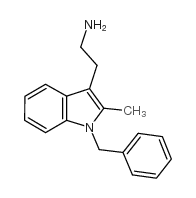 2-(1-苄-2-甲基-1H-吲哚-3-基)乙胺 结构式