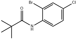 2-溴-4-氯新戊酰胺 结构式
