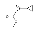 2-环丙基-2-环丙烯-1-羧酸甲酯 结构式
