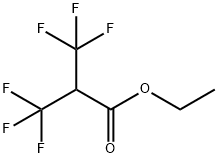 3,3,3-三氟-2-(三氟甲基)丙酸乙酯 结构式