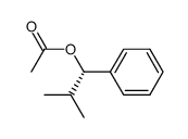 (αS)-α-(1-甲基乙基)苯甲醇乙酸酯 结构式
