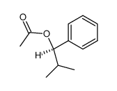 Benzenemethanol, α-(1-methylethyl)-, 1-acetate, (αR)- 结构式