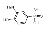 3-氨基-4-羟基苯胂酸 结构式
