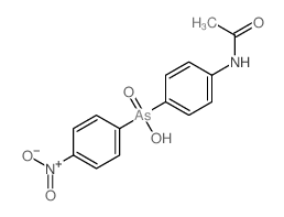 Arsinic acid,(p-acetamidophenyl)(p-nitrophenyl)- (8CI) 结构式