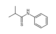 2-甲基-N-苯基丙硫代酰胺 结构式