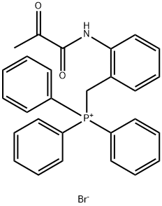 Phosphonium, [[2-[(1,2-dioxopropyl)amino]phenyl]methyl]triphenyl-, bromide (1:1) 结构式