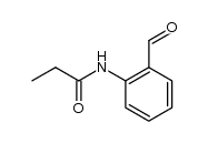 N-(2-甲酰基苯基)丙酰胺 结构式