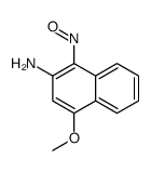 4-甲氧基-1-亚硝基-2-萘胺 结构式