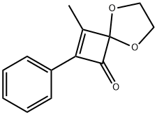 3-甲基-2-苯基-5,8-二氧杂螺[3.4]辛-2-烯-1-酮 结构式