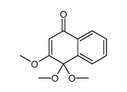 3,4,4-三甲氧基-1(4H)-萘酮 结构式