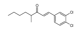 Isoxazole, 5-[(1E)-2-(3-chlorophenyl)ethenyl]-3-methyl-4-nitro- 结构式