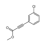 2-Propynoic acid, 3-(3-chlorophenyl)-, methyl ester 结构式