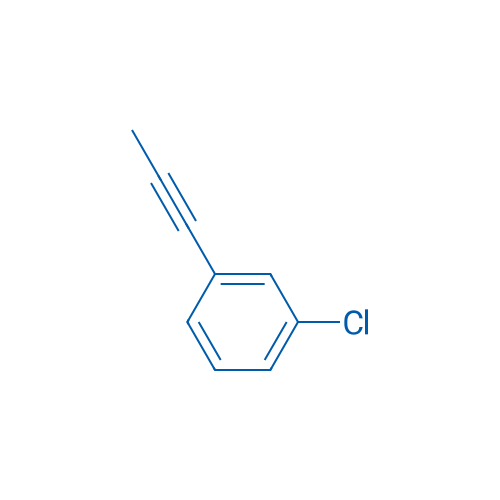 1-氯-3-(1-丙炔-1-基)苯 结构式