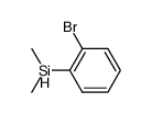 1-溴-2-(二甲基甲硅烷基)苯 结构式