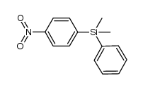 1-(二甲基苯基硅基)-4-硝基苯 结构式