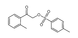 Ethanone, 1-(2-methylphenyl)-2-[[(4-methylphenyl)sulfonyl]oxy]- 结构式