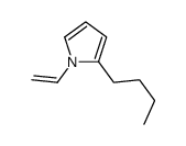 1H-Pyrrole, 2-butyl-1-ethenyl- 结构式
