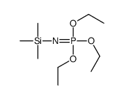 Phosphorimidic acid, N-(trimethylsilyl)-, triethyl ester 结构式
