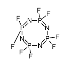 2λ5,4λ5,6λ5,8λ5-1,3,5,7,2,4,6,8-四氮杂四磷杂环辛四烯-2,2,4,4,6,6,8,8-八氟 结构式