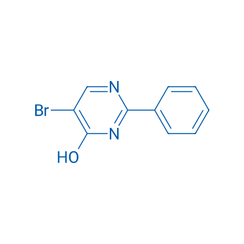 2-苯基-5-溴-4-羟基嘧啶 结构式