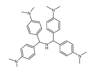 Benzenemethanamine, N-[bis[4-(dimethylamino)phenyl]methyl]-4-(dimethylamino)-α-[4-(dimethylamino)phenyl]- 结构式