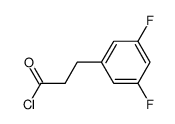 3,5-二氟苯丙酰氯 结构式
