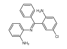 1,2-Benzenediamine, N1-[(2-amino-5-chlorophenyl)phenylmethylene]- 结构式
