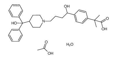 乙酸非索非那定一水合物 结构式