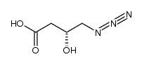 (R)-4-叠氮基-3-羟基丁酸 结构式