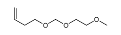 4-(2-甲氧基乙氧基甲氧基)-1-丁烯 结构式