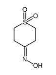 4-(羟基亚氨基)四氢-2H-噻喃1,1-二氧化物 结构式
