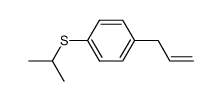 1-[(1-Methylethyl)thio]-4-(2-propen-1-yl)benzene 结构式