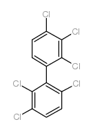 2,2',3,3',4,6'-六氯联苯 结构式