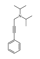 2-Propyn-1-amine, N,N-bis(1-methylethyl)-3-phenyl- 结构式