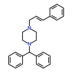 桂利嗪 结构式
