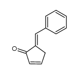 (5E)-5-苯亚甲基-2-环戊烯-1-酮 结构式