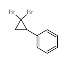 (2,2-二溴环丙基)苯 结构式