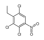 1,3,4-三氯-2-乙基-5-硝基苯 结构式