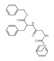 L-Phenylalanine,N-[(phenylmethoxy)carbonyl]glycyl-, phenylmethyl ester (9CI) 结构式