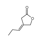 (E)-4-亚丙基二氢-2(3H)-呋喃酮 结构式