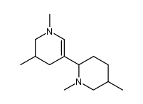 Pyridine, 5-(1,5-dimethyl-2-piperidinyl)-1,2,3,4-tetrahydro-1,3-dimethyl- 结构式